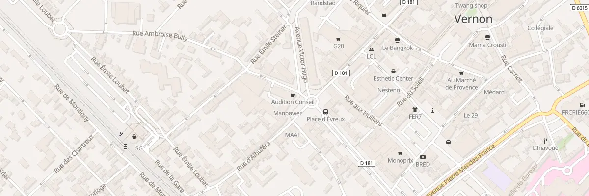 Plan du 4B Pl d’Evreux à Vernon