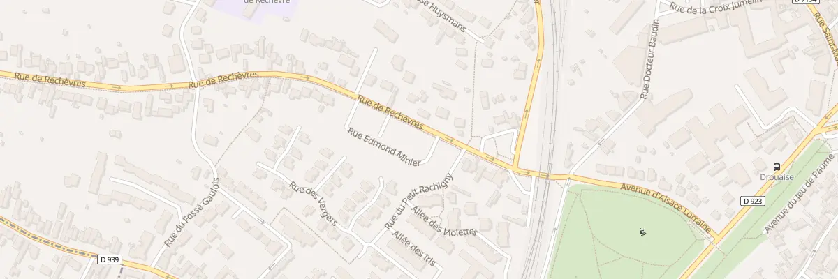 Plan du 7Q Rue de Rechèvres à Chartres