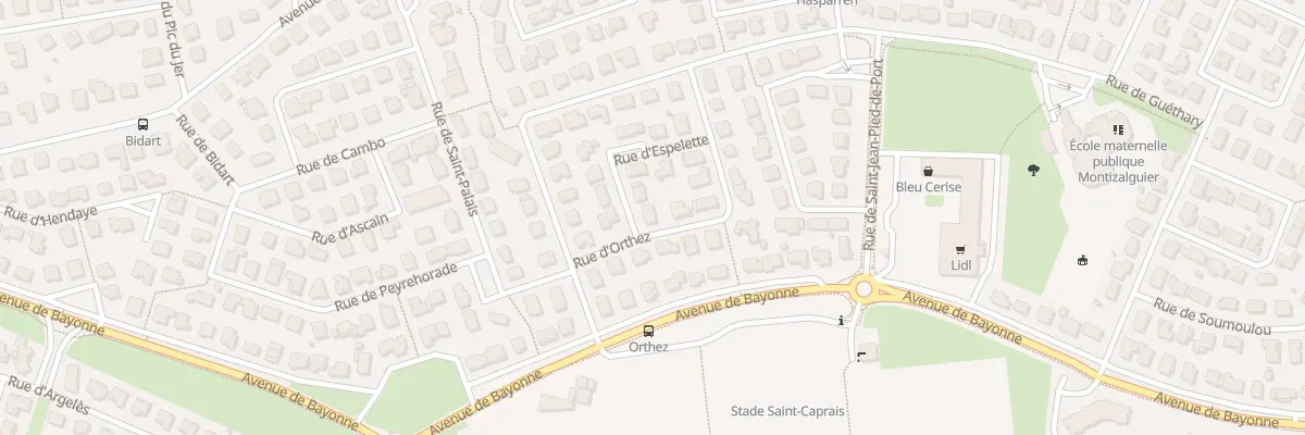 Plan du 38 Rue d’Orthez à L’Union