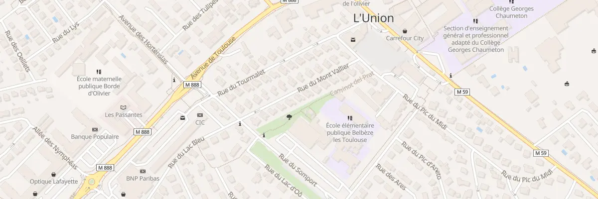 Plan du 13 Rue du Mont Vallier à L’Union