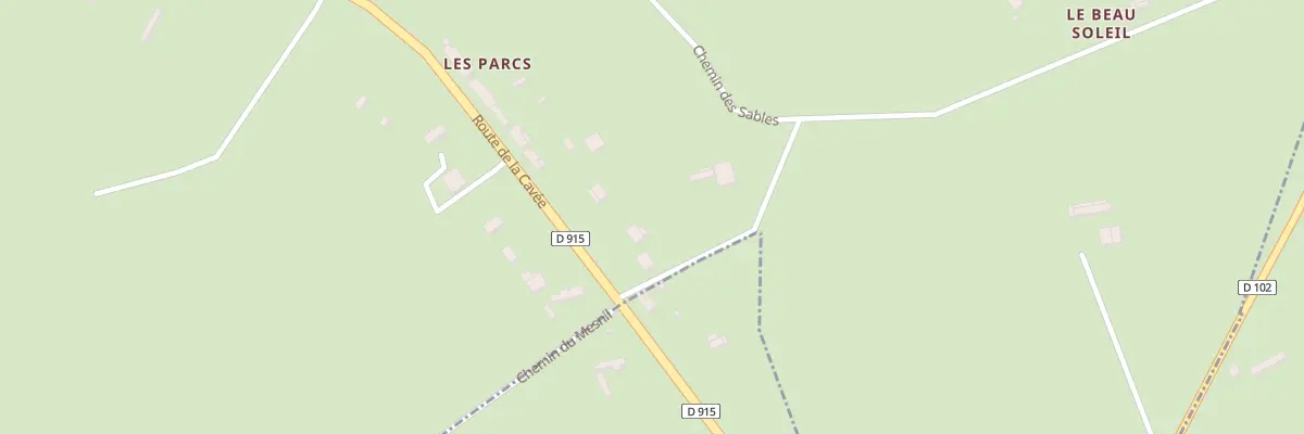 Plan du 2161 Rte de la Cavée à Sommery