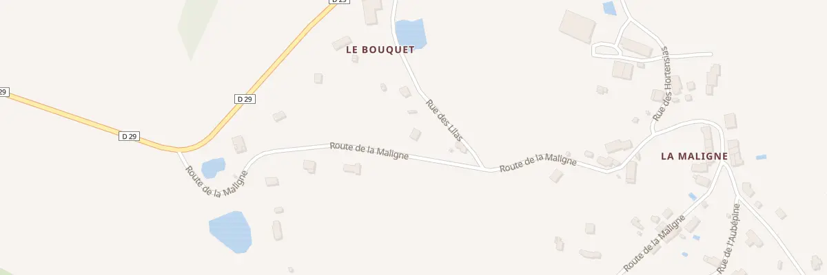 Plan du 11 Rte de la Maligne à Saint-Martin-Terressus