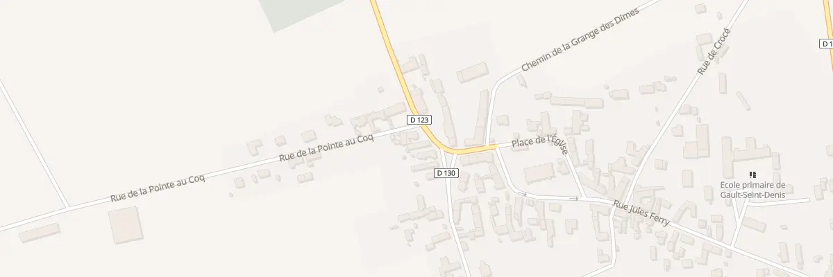 Plan du 2 Rue des Perdreaux au Gault-Saint-Denis