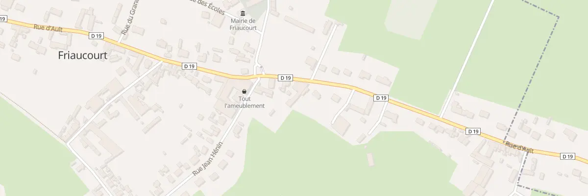 Plan du 77 Rue d’Ault à Friaucourt