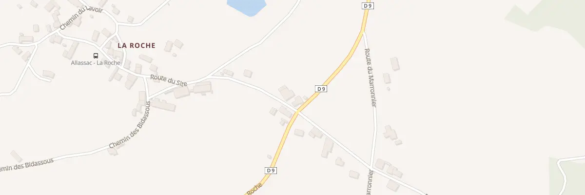 Plan du 495 La Roche à Saint-Viance
