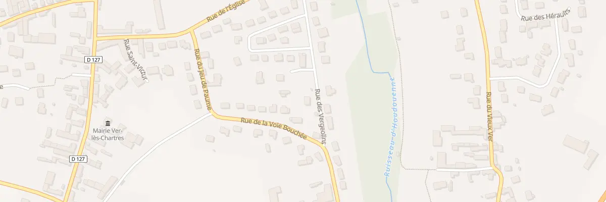 Plan du 1 Rue des Vergeolins à Ver-lès-Chartres