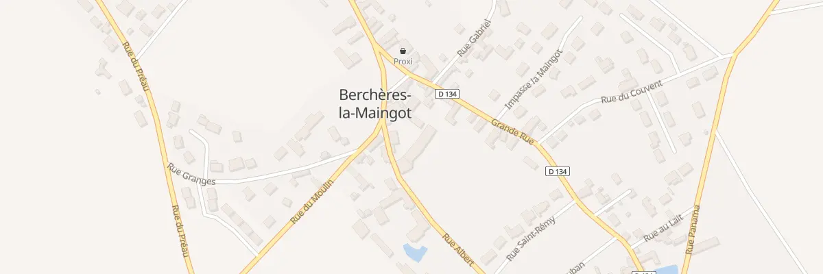 Plan du 14 Rue Albert à Berchères-Saint-Germain