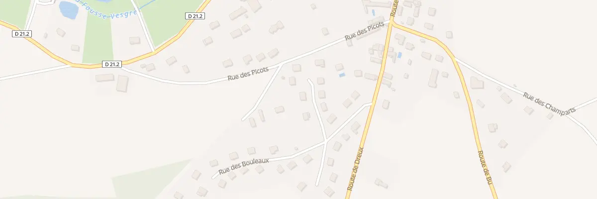 Plan du 4 Rue des Acacias à Rouvres