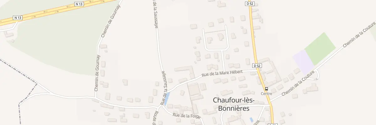 Plan du 11B Rte de Villegats à Chaufour-lès-Bonnières
