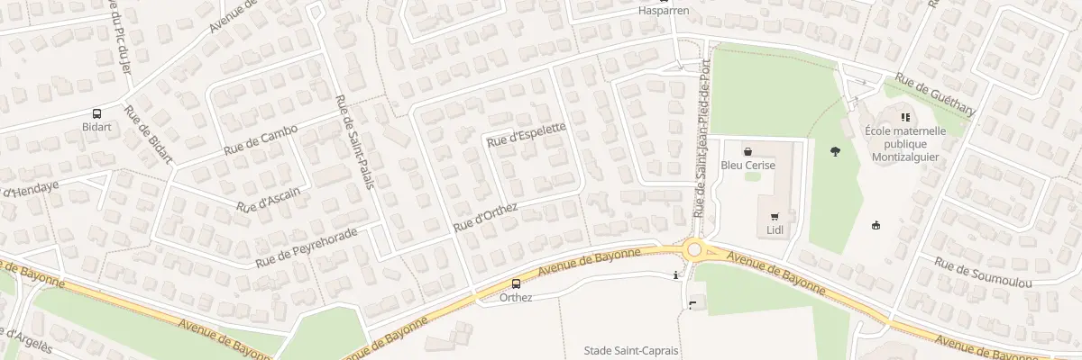 Plan du 36 Rue d’Orthez à L’Union