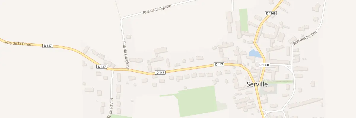 Plan du 14 Rue de la Dime à Serville