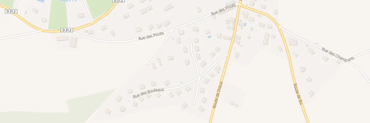 Plan du 2 Rue des Acacias à Rouvres