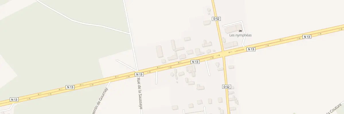Plan du 16 Rte Nationale à Chaufour-lès-Bonnières