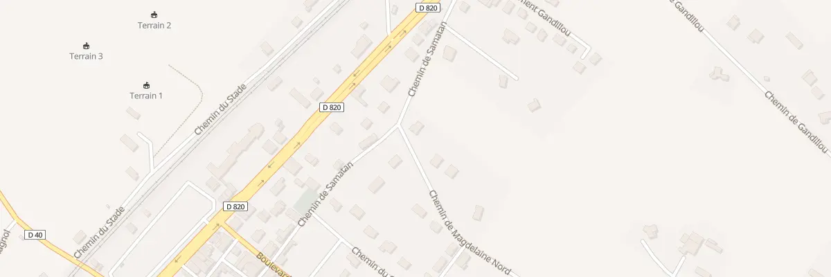 Plan du 31 Che de Magdelaine Nord à Réalville