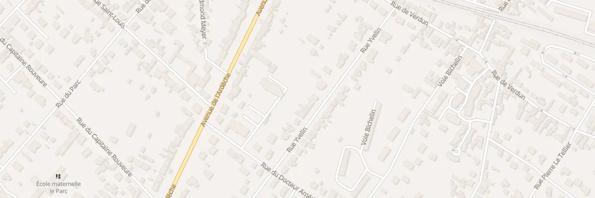 Plan du 22 Rue Yvelin à Vernon