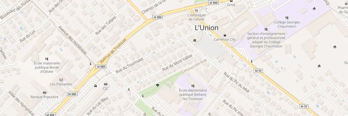 Plan du 6 Rue du Mont Vallier à L’Union