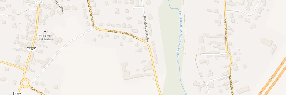 Plan du 14A Rue de la Voie Bouchée à Ver-lès-Chartres
