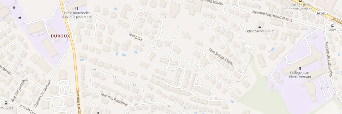 Plan du 9 Rue du Pic de Lanoux à Toulouse