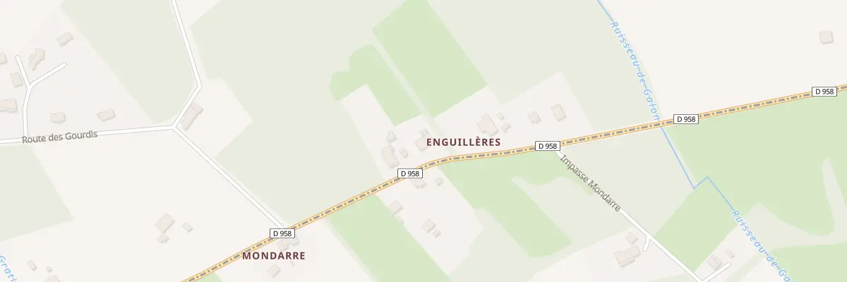 Plan du 3436 Vieille Route de Montauban à Albias