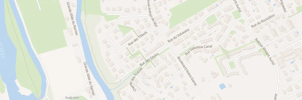 Plan du 10 Rue des Saules à Auterive