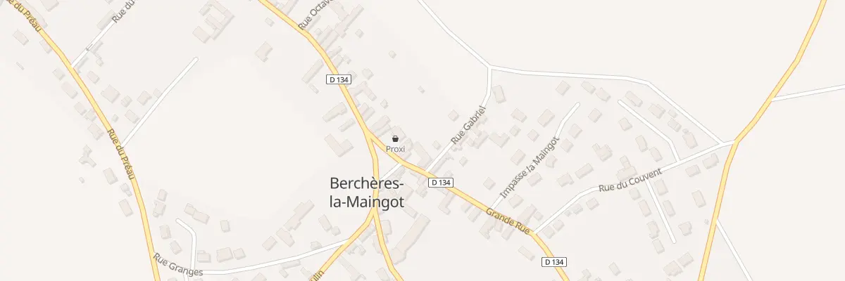 Plan du 38 Grande Rue à Berchères-Saint-Germain