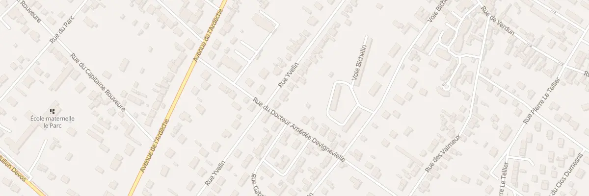 Plan du 35 Rue Yvelin à Vernon