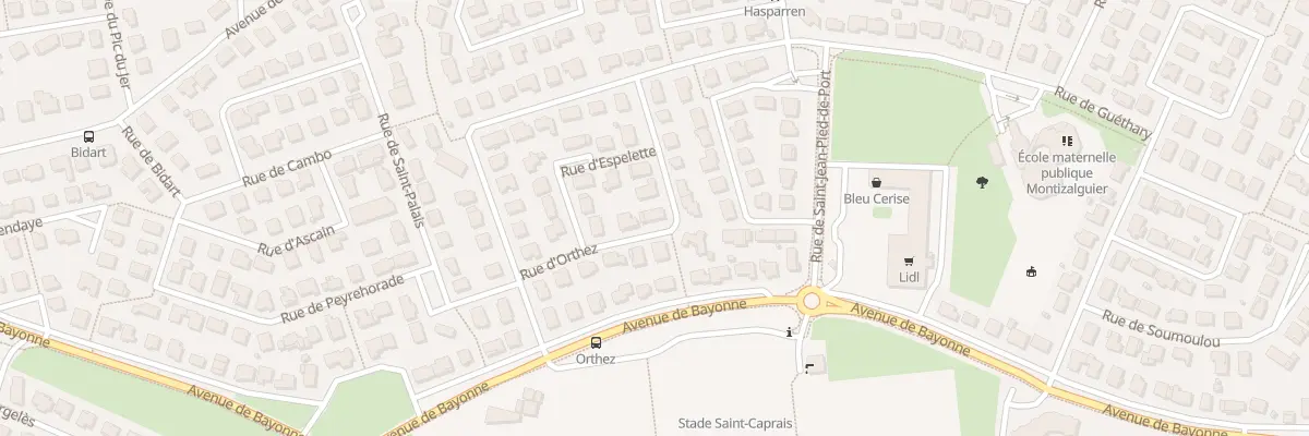 Plan du 34 Rue d’Orthez à L’Union