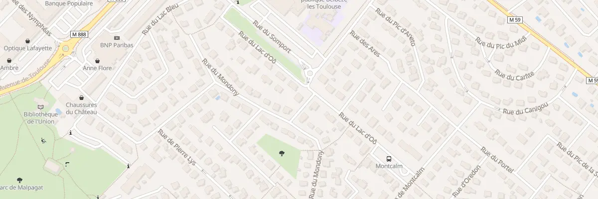 Plan du 15 Rue du Lac d’Oo à L’Union