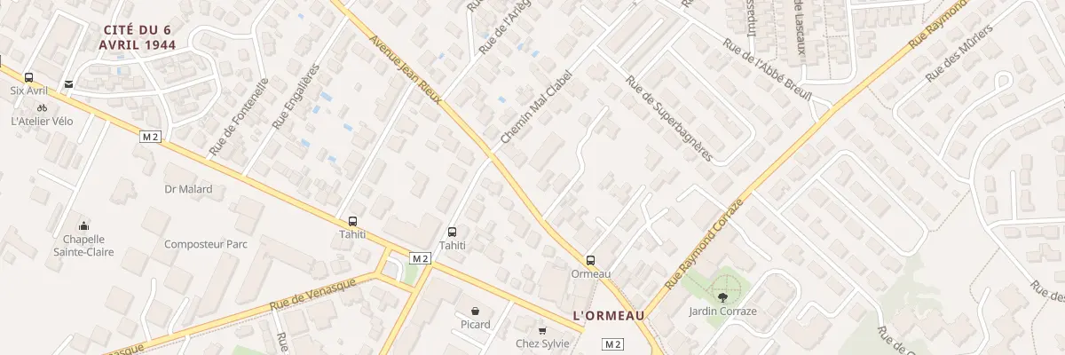Plan du 319 Av Jean Rieux à Toulouse