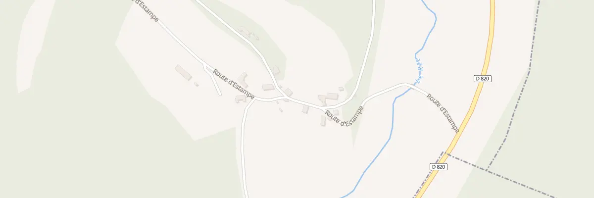 Plan du 5013 Estampe à Saint-Chamarand