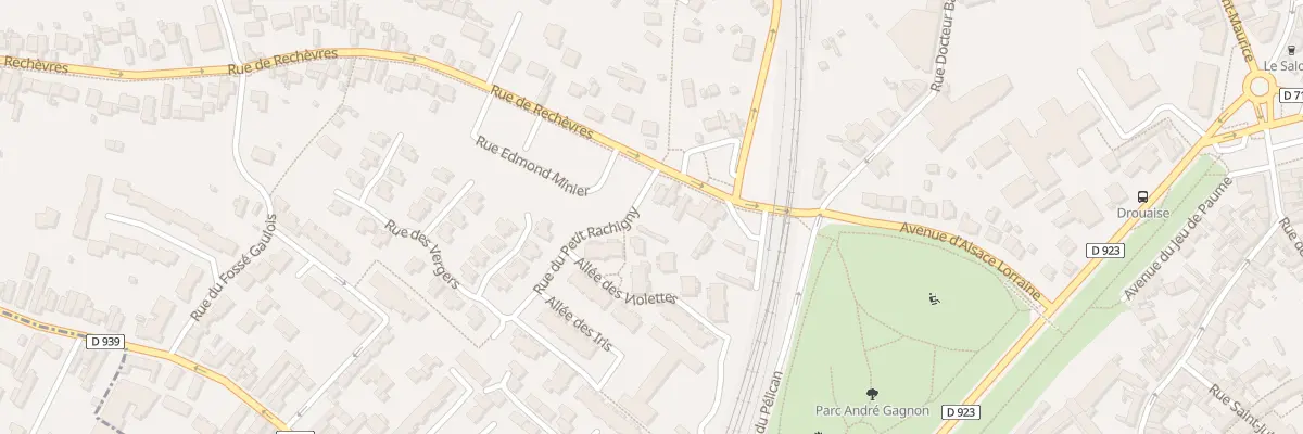 Plan du 7 Rue de Rechèvres à Chartres
