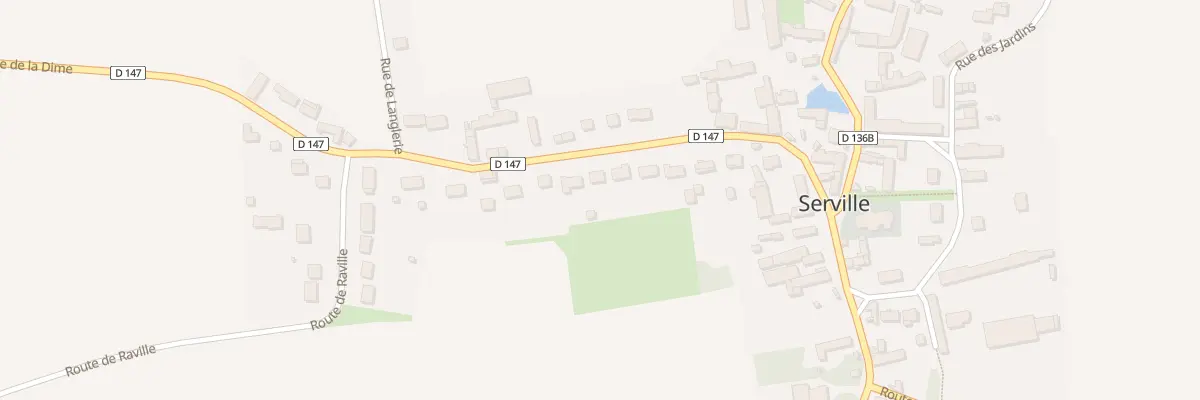 Plan du 15 Rue de la Dime à Serville