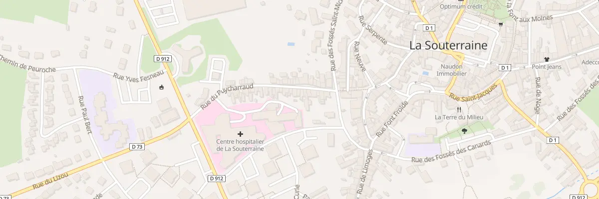 Plan du 15 Rue du Puycharraud à La Souterraine