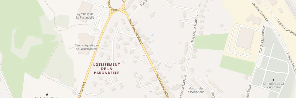 Plan du 18 Rue Fernand Villard à La Souterraine