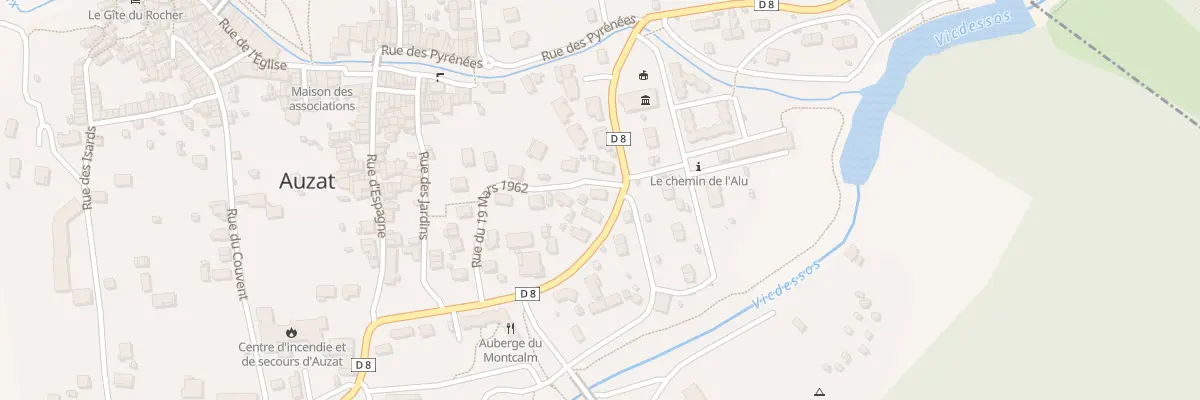 Plan du 4 Rue du Campas à Auzat