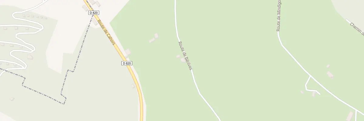 Plan du 781 Rte de Benives à Frayssinet