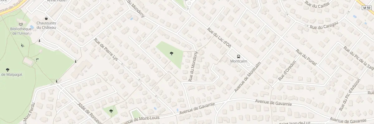 Plan du 5 Rue du Mondony à L’Union