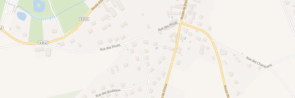 Plan du 7 Rue des Acacias à Rouvres