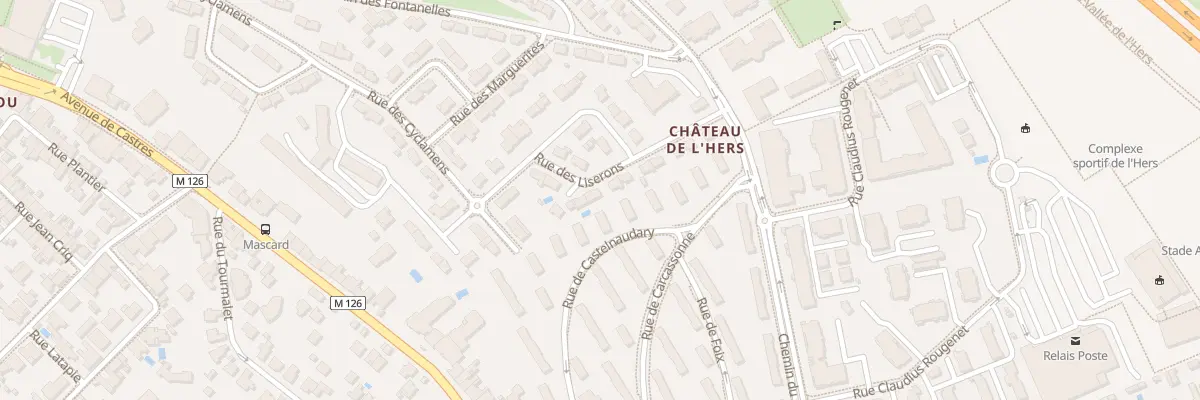 Plan du 15 Rue des Liserons à Toulouse