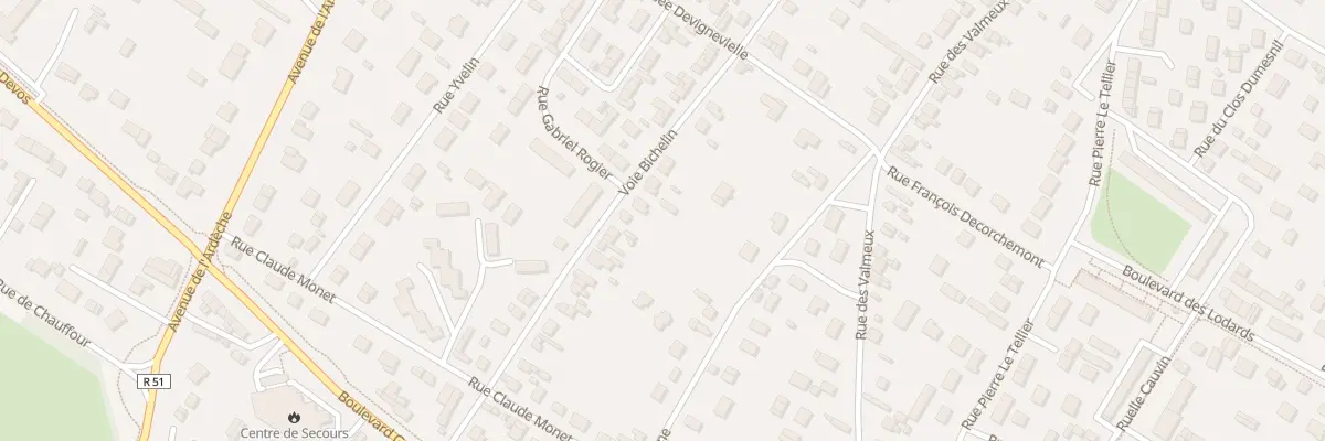 Plan du 57 Voie Bichelin à Vernon
