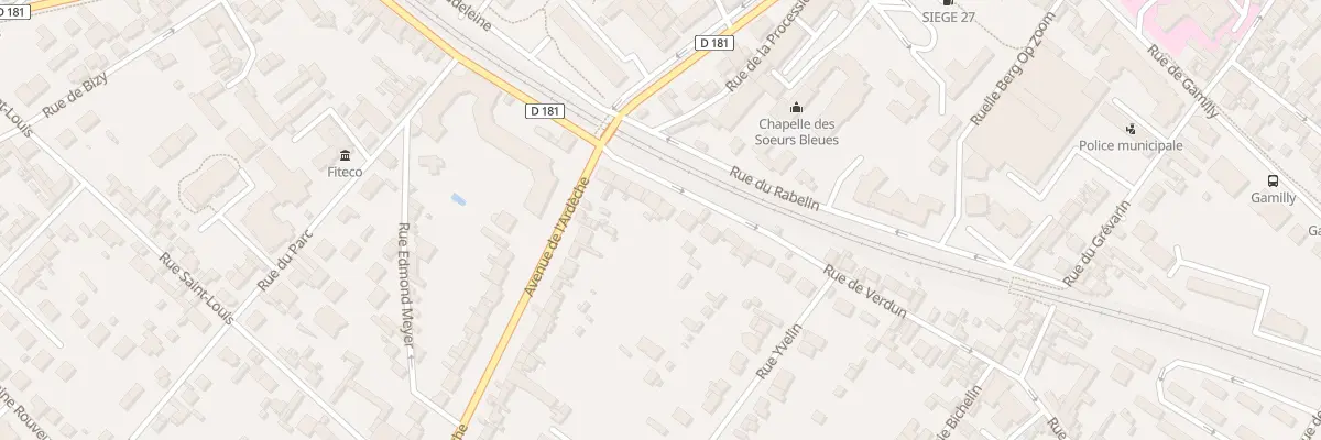 Plan du 207 Rue de Verdun à Vernon