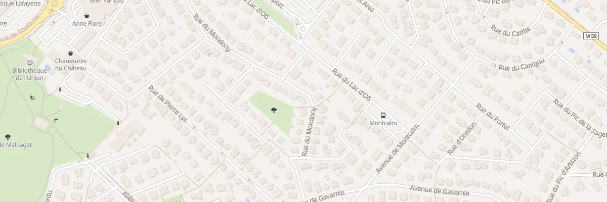 Plan du 9 Rue du Mondony à L’Union