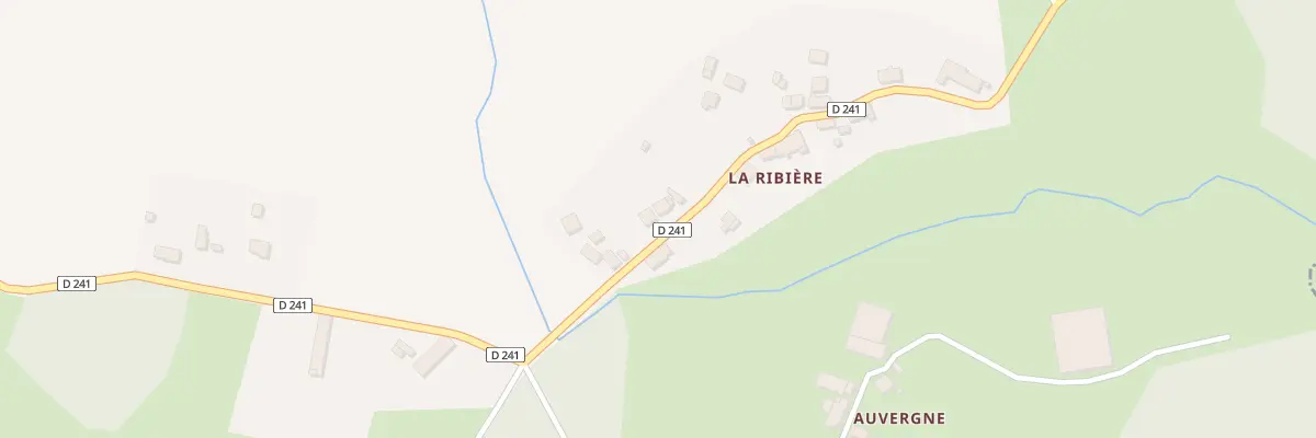 Plan du 5180 La Ribiere à Folles