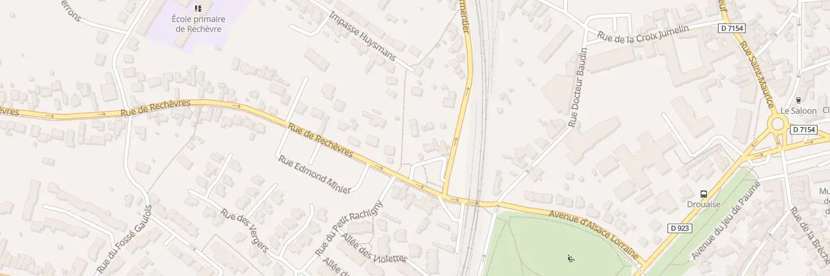 Plan du 6 Rue de Rechèvres à Chartres