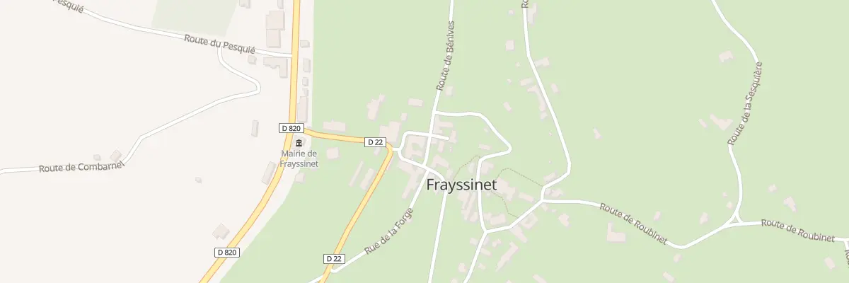 Plan du 64 Pl du Foirail à Frayssinet