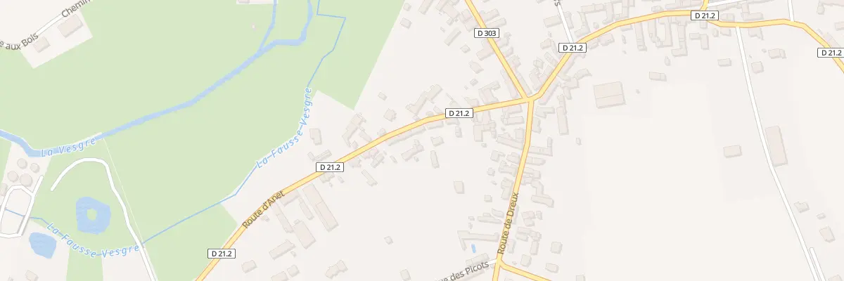 Plan du 6 Rte d’Anet à Rouvres