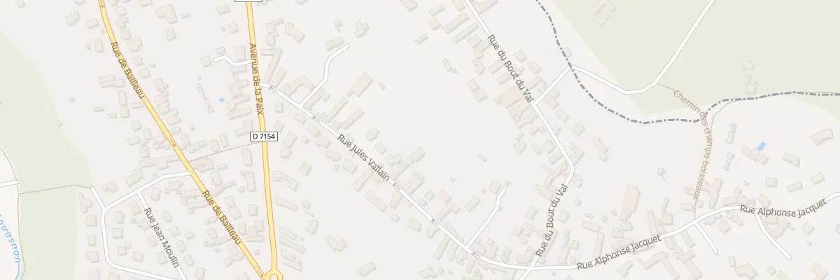 Plan du 14 Rue Jules Vallain à Lèves
