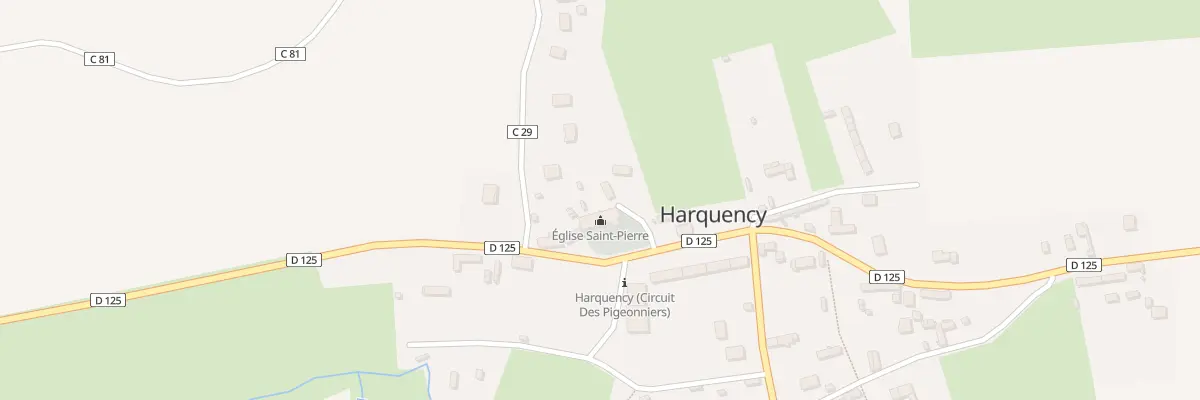 Plan du 2 Rue de l’Eglise à Harquency