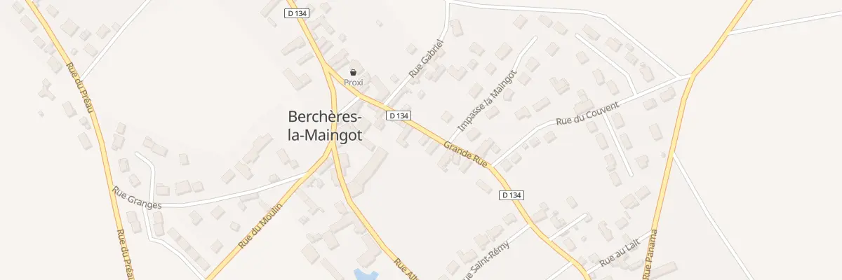 Plan du 19 Grande Rue à Berchères-Saint-Germain