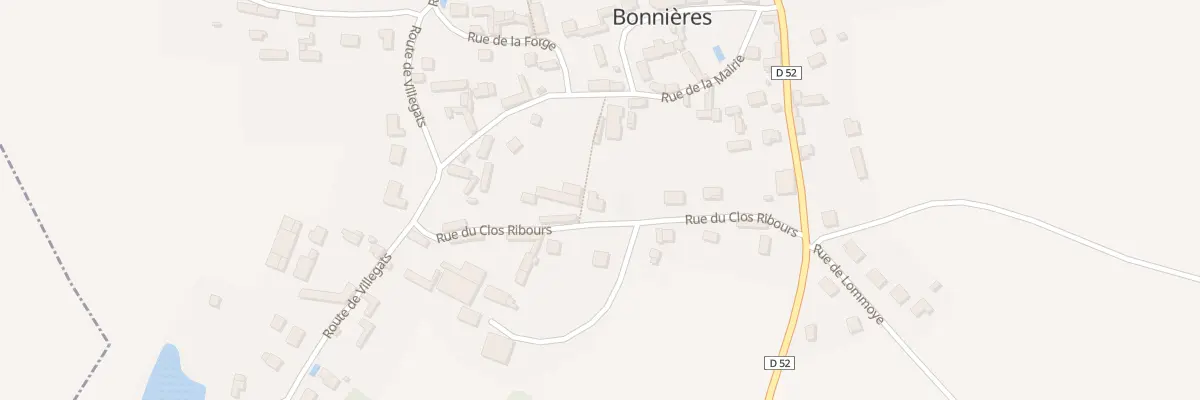 Plan du 12 Rue du Clos Ribours à Chaufour-lès-Bonnières